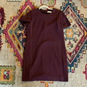 Babaton burgundy dress